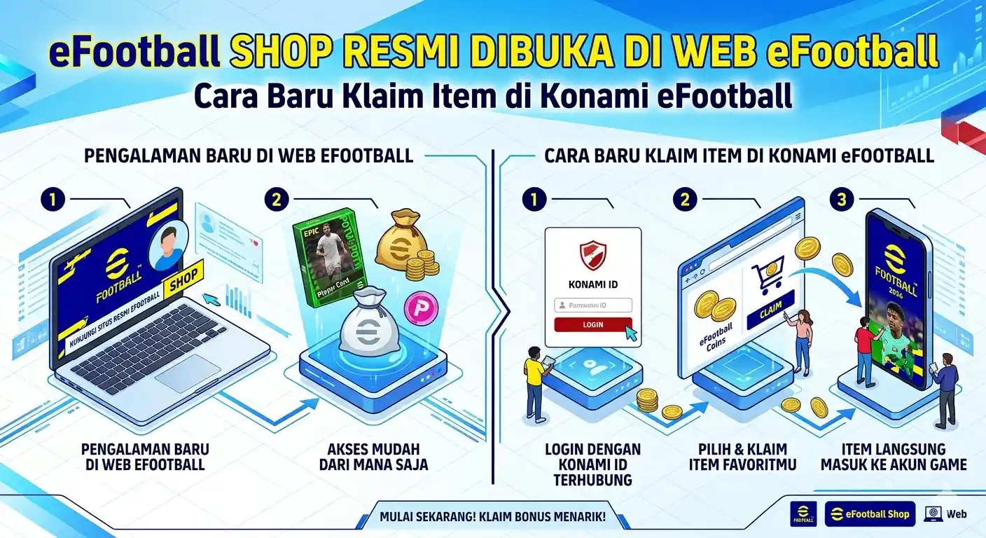 eFootball Shop Resmi Dibuka di Web eFootball